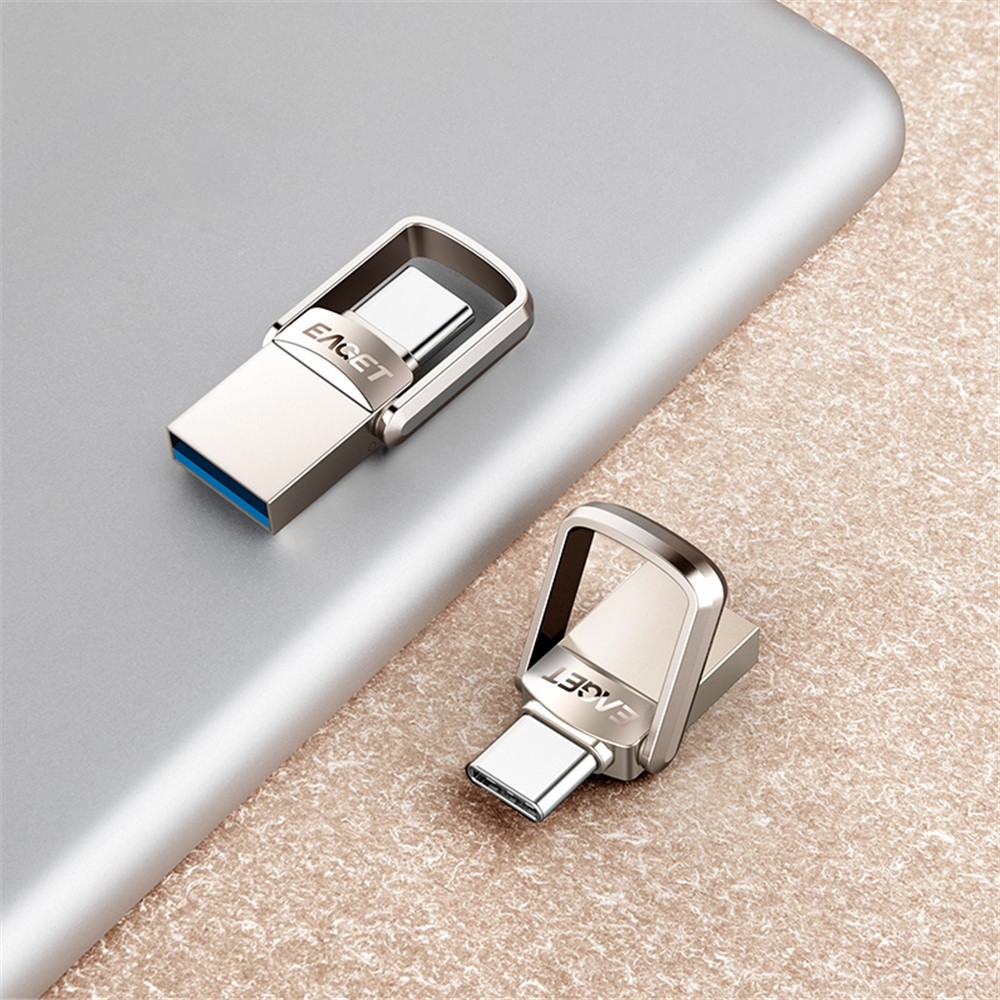 Externer Speicher USB-A 3.1 / USB-C Eaget CU20, 64Gb