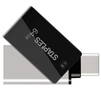 External Memory USB-A 3.1 / USB-C Staples K23, 64Gb EKMMD64GK233CST