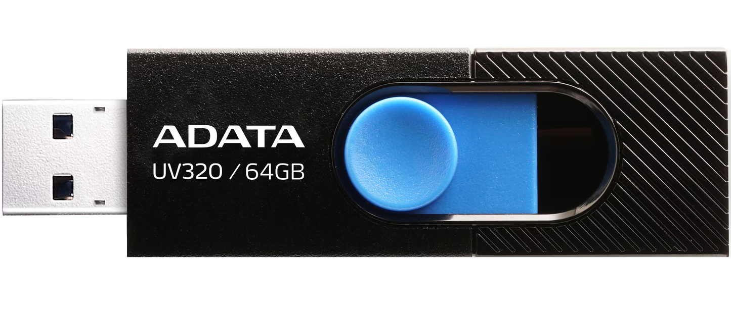 Externer USB-A 3.2 Speicher Adata UV320, 64GB AUV320-64G-RBKBL