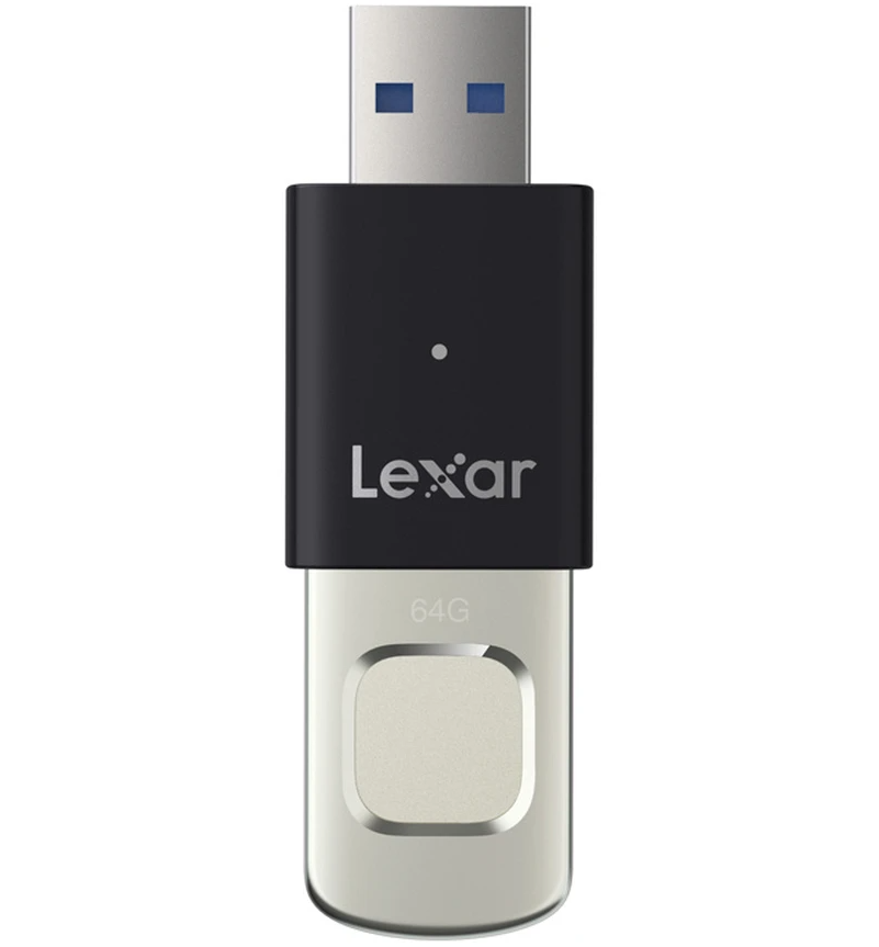 Externer Speicher USB-A 3.2 Lexar JumpDrive Fingerprint F35 Pro, 64Gb