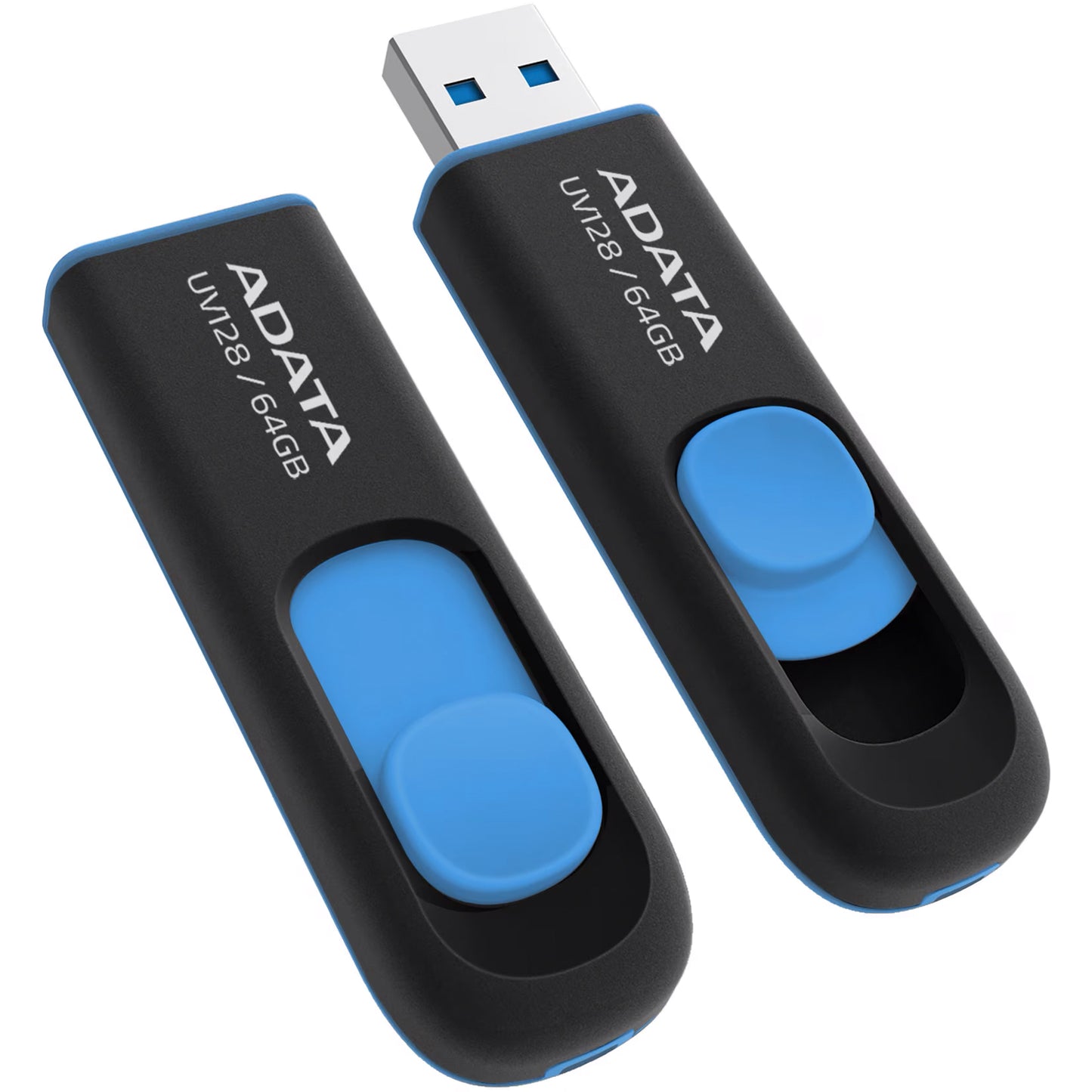 Externer Speicher USB-A 3.2 Adata UV128, 64 GB AUV128-64G-RBE