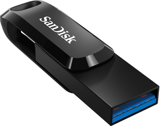 Externer Speicher USB-A 3.2 / USB-C SanDisk Ultra Dual Go, 512GB SDDDC3-512G-G46