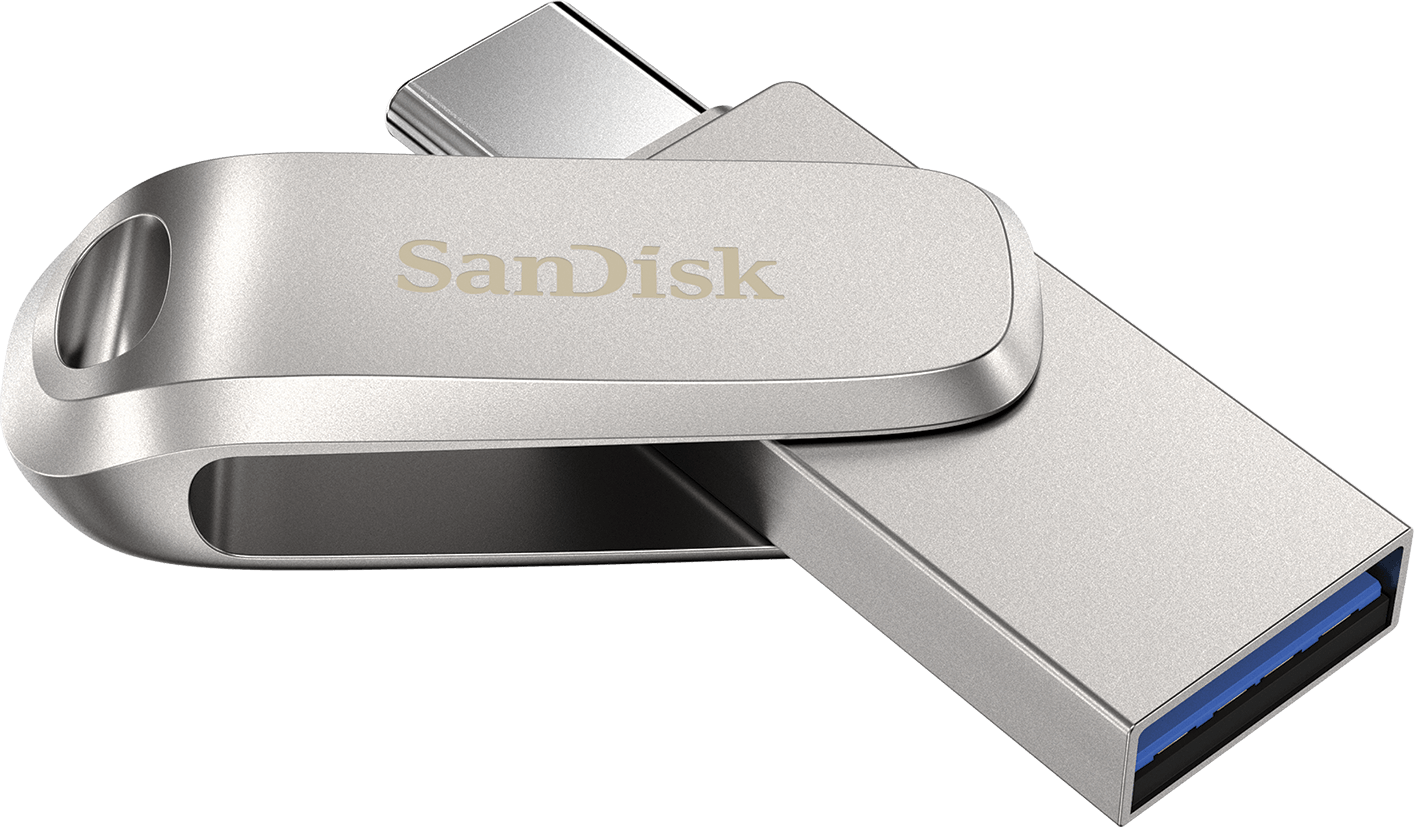 External Memory USB-A 3.2 / USB-C SanDisk Ultra Luxe Dual Drive, 256Gb SDDDC4-256G-G46
