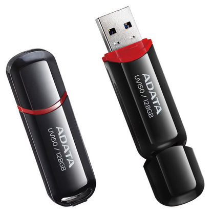 Externer USB-A-3.2-Speicherstick Adata UV150, 128 GB AUV150-128G-RBK