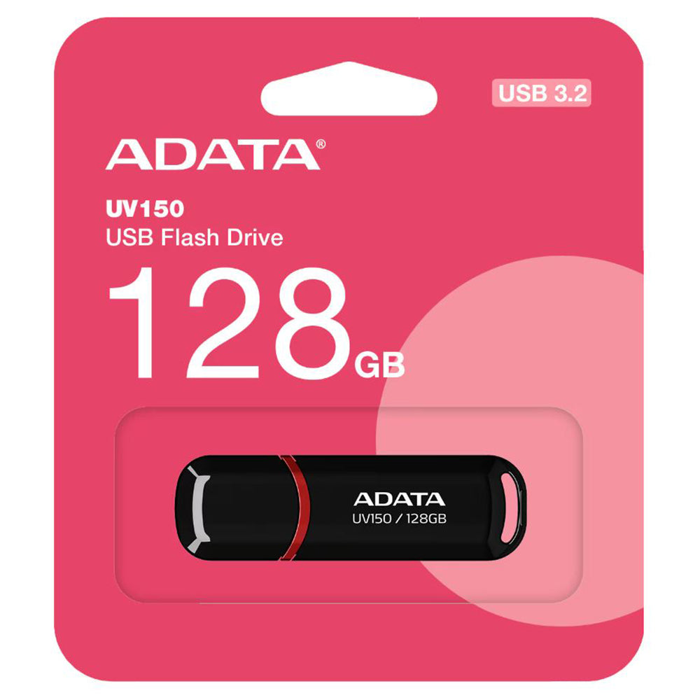 Externer USB-A-3.2-Speicherstick Adata UV150, 128 GB AUV150-128G-RBK
