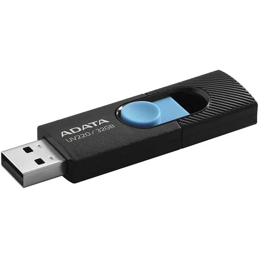 Externer USB-A-Speicher Adata UV220, 32 GB AUV220-32G-RBKBL