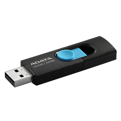 Externer Speicher USB-A Adata UV220, 64 GB AUV220-64G-RBKBL