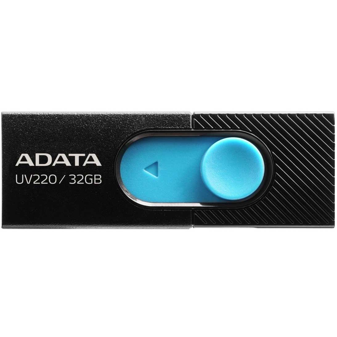 Externer USB-A-Speicher Adata UV220, 32 GB AUV220-32G-RBKBL