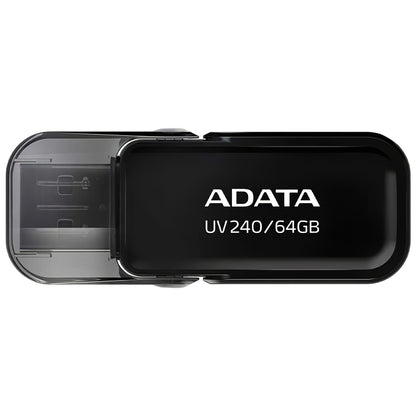 Externer Speicher USB-A Adata UV240, 64 GB AUV240-64G-RBK