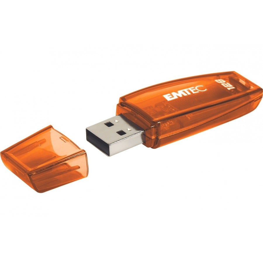 Externe USB-A Speicher Emtec C410 Color Mix, 128Gb ECMMD128G2C
