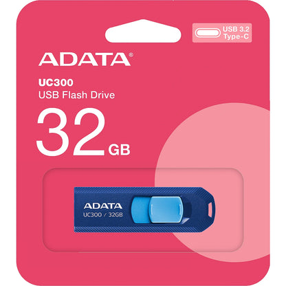 USB-C External Memory Adata UC300, 32Gb ACHO-UC300-32G-RNB