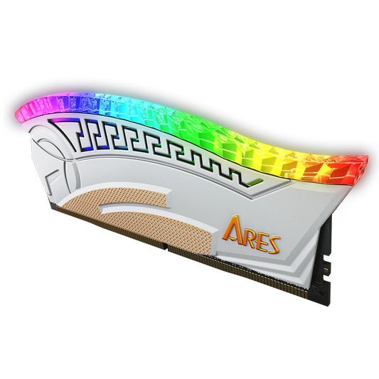 RAM-Speicher Dato Ares Armor, DDR4, RGB, 8GB, 3600Mhz, CL18, Weiß AMRGB1G88G36W