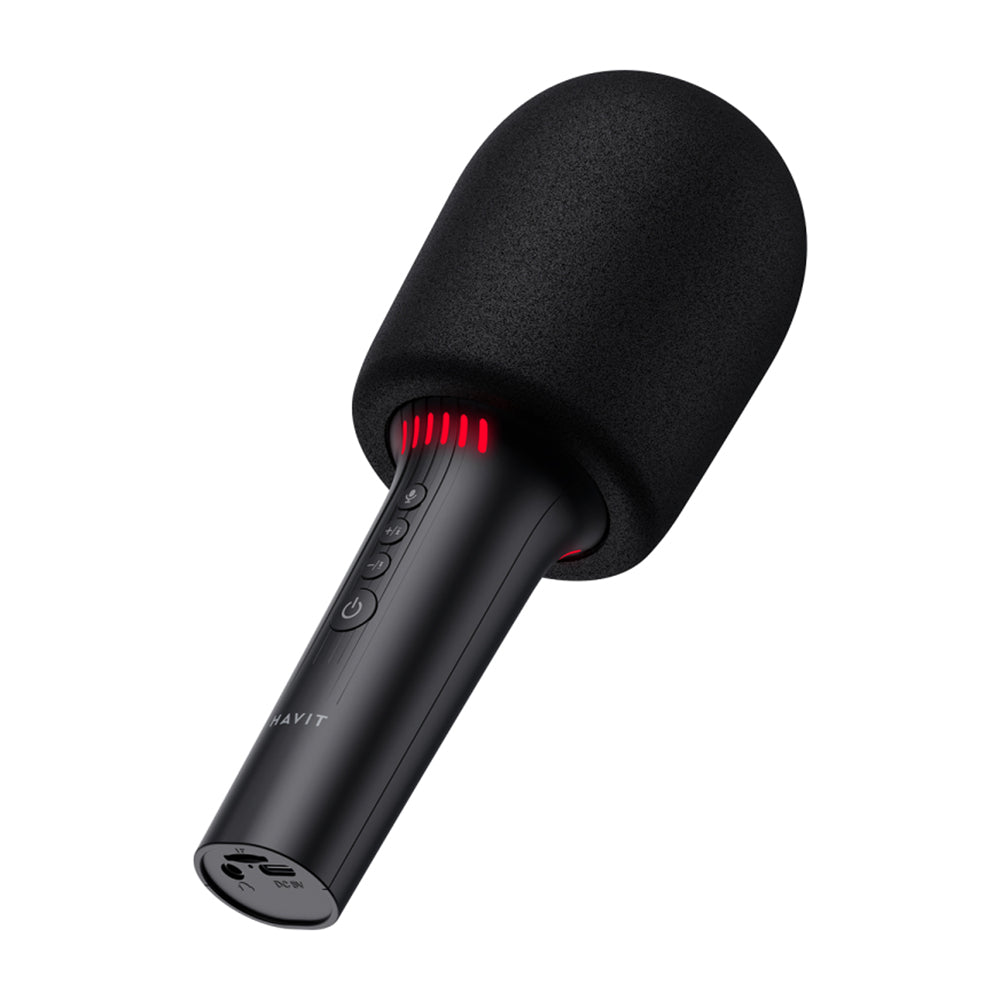 Bluetooth-Karaoke-Mikrofon HAVIT SK851BT, Schwarz