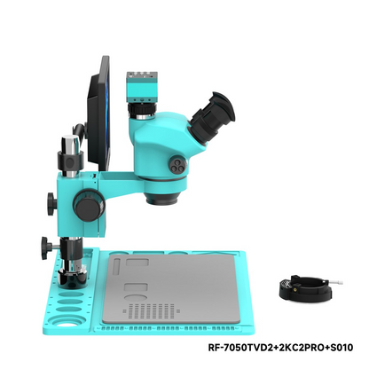 Mikroskop mit Monitor und Kamera RF4 RF-7050TVD2 + 2KC2PRO + S010