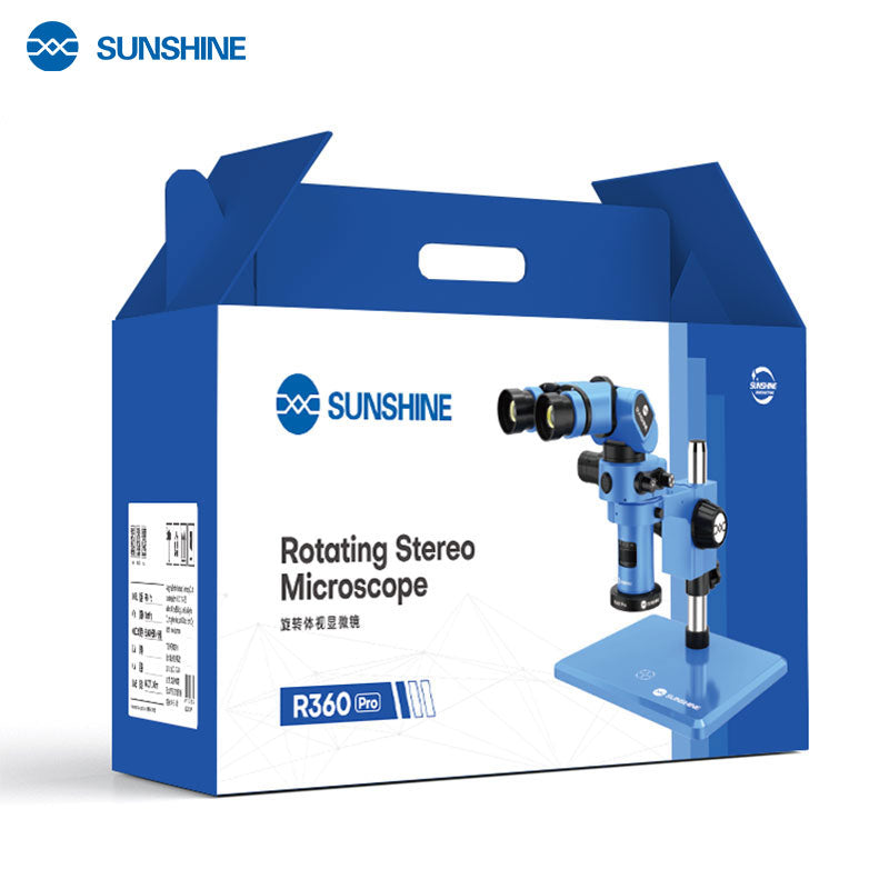 Sunshine R360 Pro Mikroskop, Blau