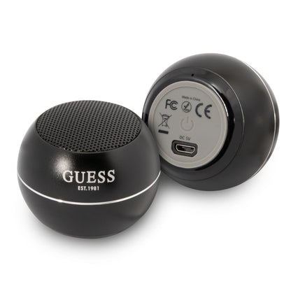 Guess Portable Bluetooth Speaker, 3W, Black