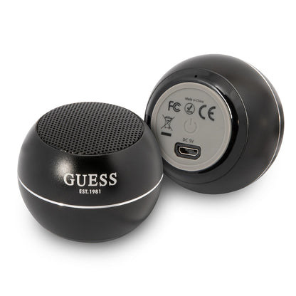 Guess Portable Bluetooth Speaker, 3W, Black