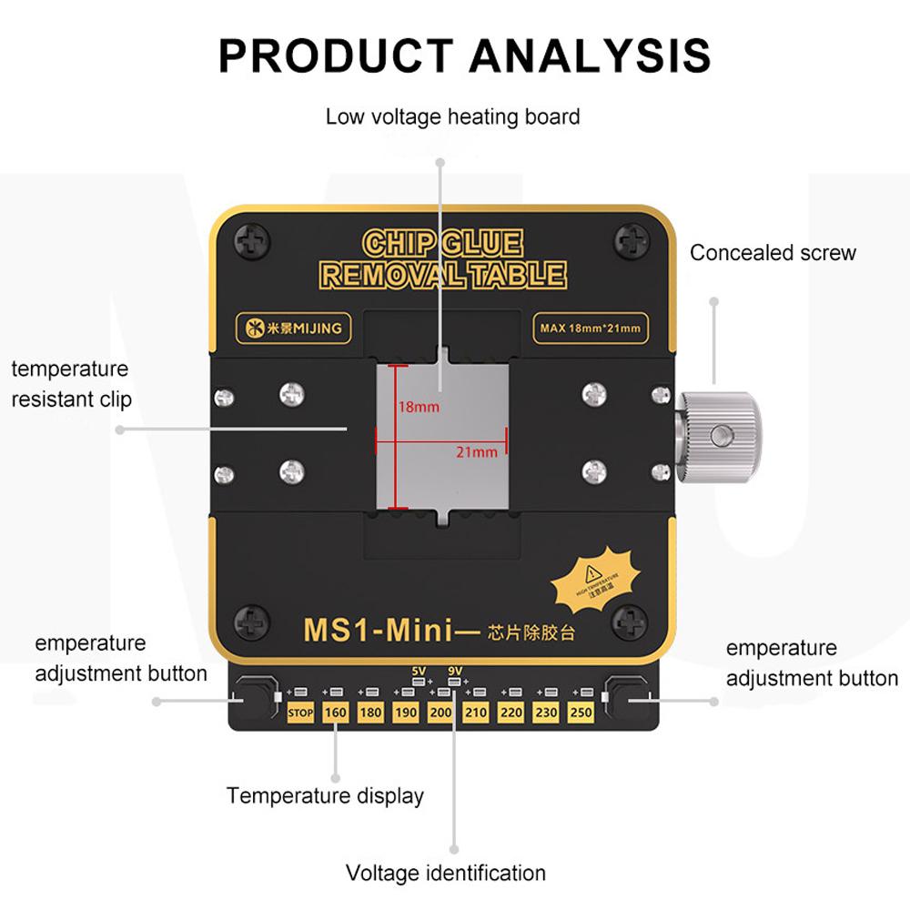 CPU-Heizplatte Mijing MS1 Mini