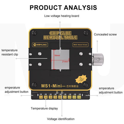 CPU-Heizplatte Mijing MS1 Mini
