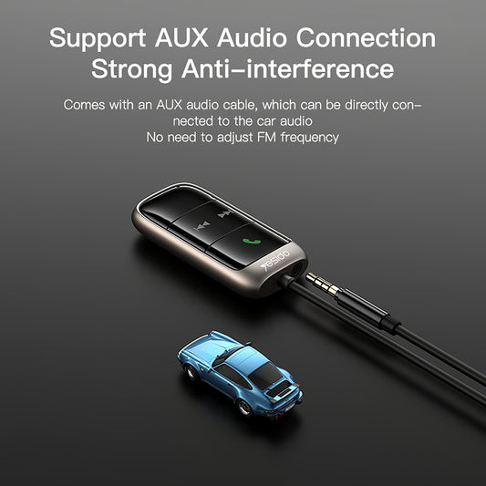 FM Bluetooth Modulator Yesido YAU32, 1 x 3,5 mm - 1 x microSD