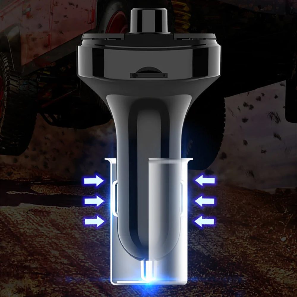 FM-Bluetooth-Modulator Yesido Y45, 2 x USB-A - 1 x USB-C - 1 x microSD