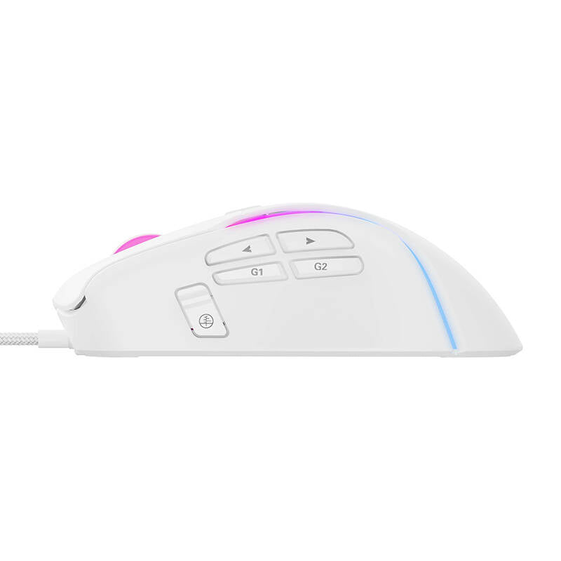 Wired USB Gaming Mouse HAVIT MS1033, RGB, 800DPI - 8000DPI, White