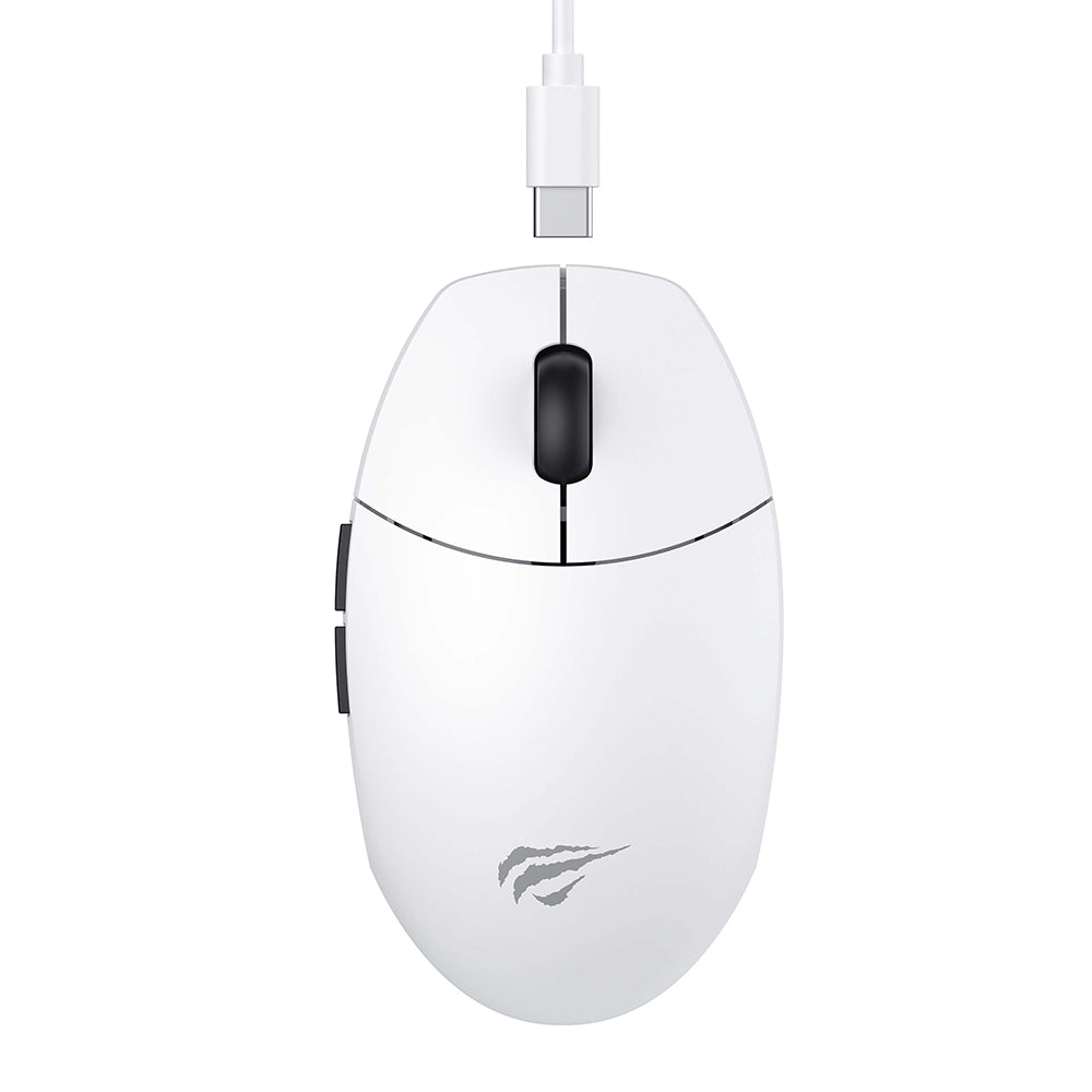 Gaming-Maus Wireless HAVIT MS1039W, 800DPI - 7400DPI, Wi-Fi / Kabelgebunden, Weiß