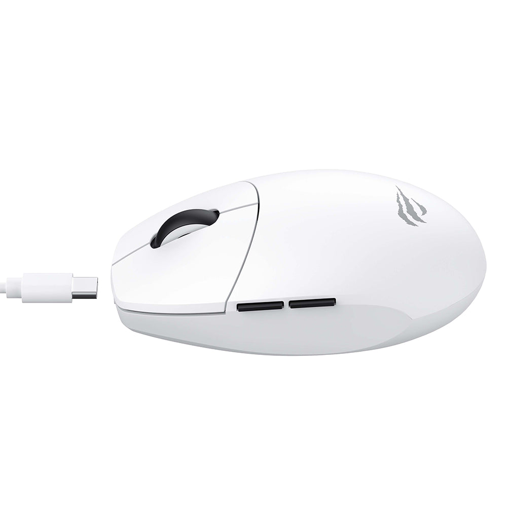 Gaming-Maus Wireless HAVIT MS1039W, 800DPI - 7400DPI, Wi-Fi / Kabelgebunden, Weiß