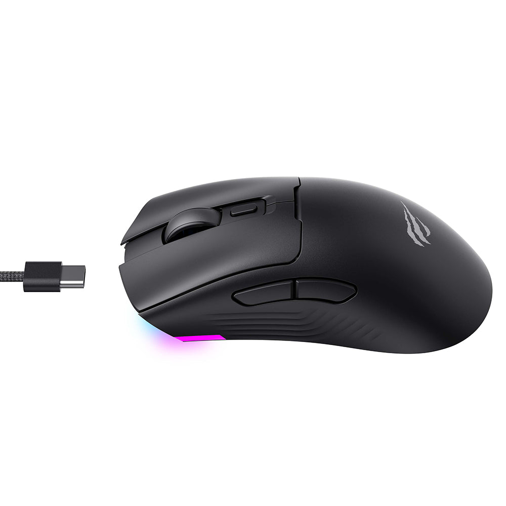 Wireless Gaming-Maus HAVIT MS966WB, 800DPI - 10000DPI, Schwarz