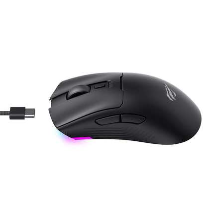 Wireless Gaming-Maus HAVIT MS966WB, 800DPI - 10000DPI, Schwarz
