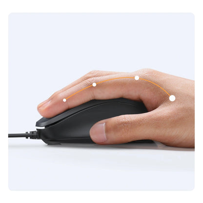 UGREEN MU007 Wired USB Mouse, 1200DPI, 1.5m, Black