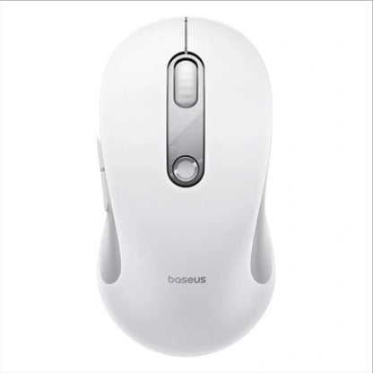Mouse Wireless Baseus F02, 1600DPI, BT / Wi-Fi, Weiß B0203302