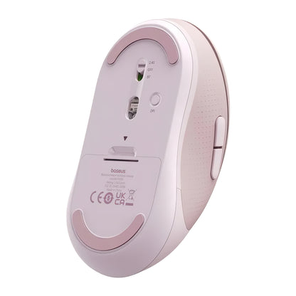 Maus Wireless Baseus F02, 4000DPI, BT / Wi-Fi, Pink B01055505411-01