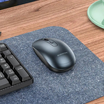 Wireless-Maus Borofone BG13 Winner, 1600DPI, Grau