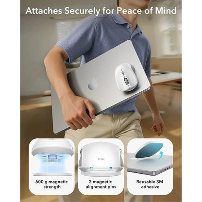 ESR MagMouse Wireless Mouse, 800DPI - 4800DPI, White