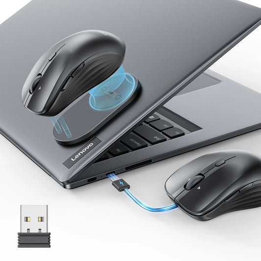 Kabellose Maus ESR MagMouse, 800DPI - 4800DPI, BT / Wi-Fi, Grau