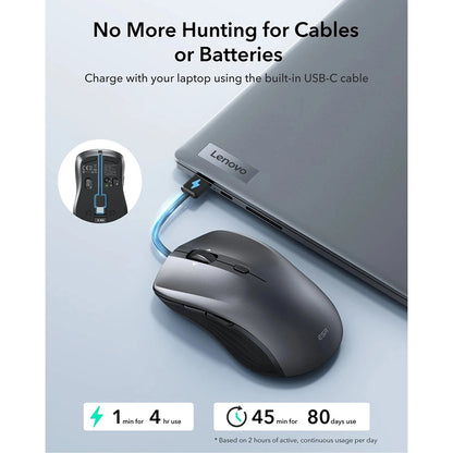 Wireless-Maus ESR MagMouse, 800DPI - 4800DPI, Grau