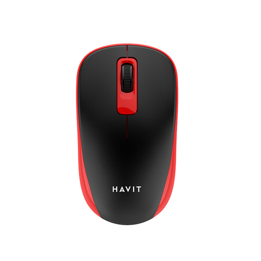 Kabellose Maus HAVIT MS626GT, 1200DPI, Schwarz Rot