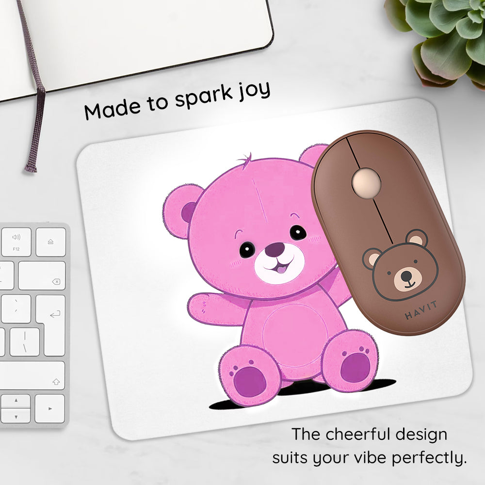 Mouse Wireless HAVIT MS75GT Pro, 1600DPI, Braun