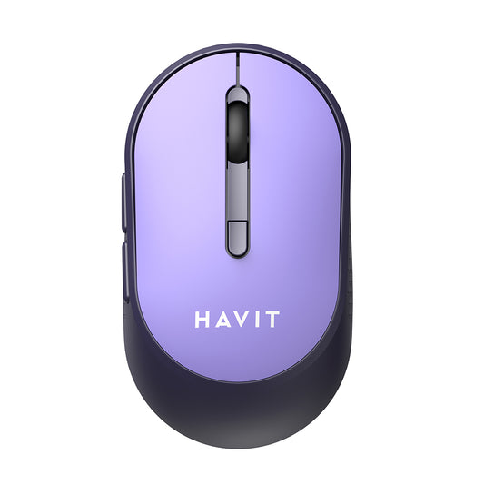 Wireless-Maus HAVIT MS78GT, 1200DPI - 3200DPI, Lila