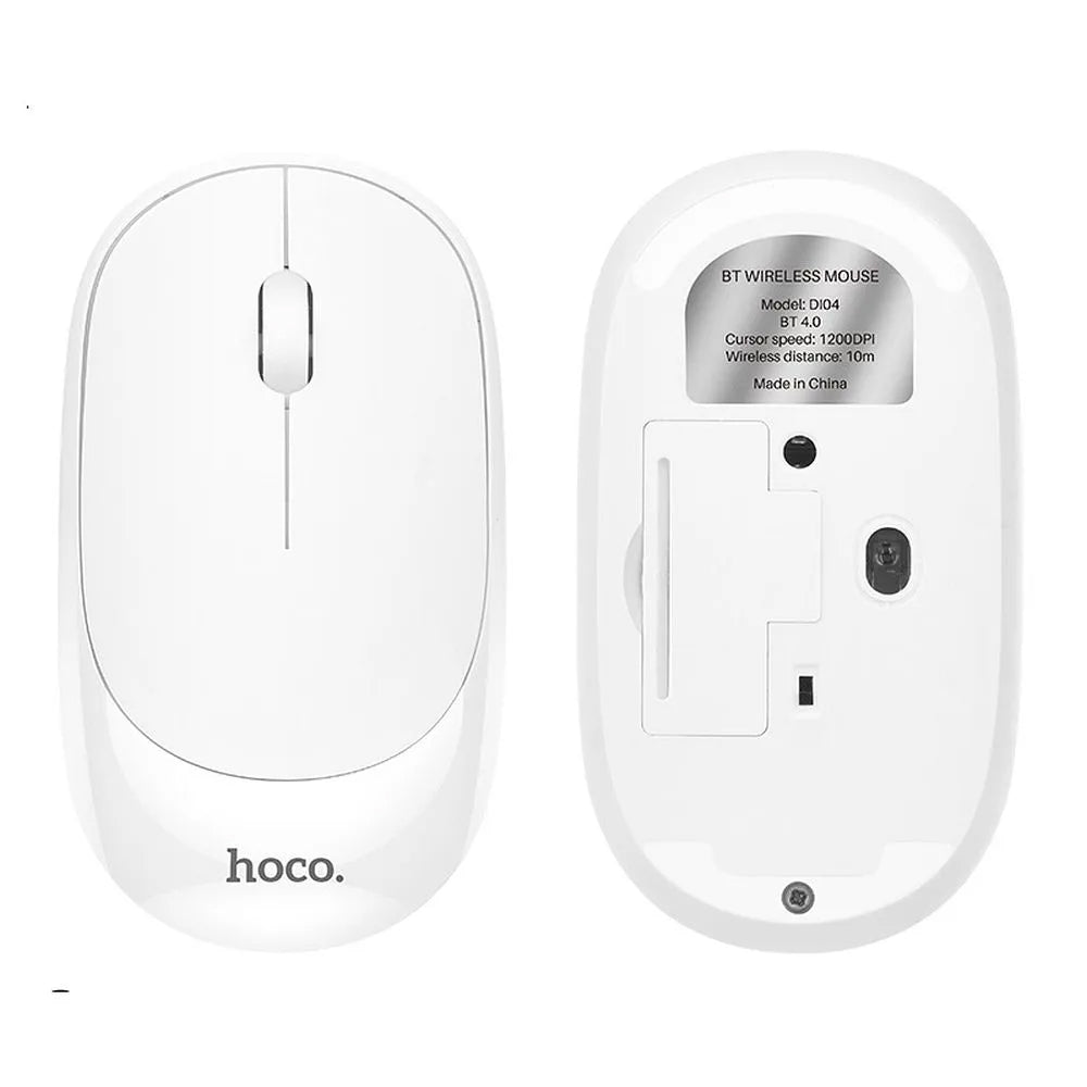 Kabellose Maus HOCO DI04, 1200DPI, BT / Wi-Fi, Weiß