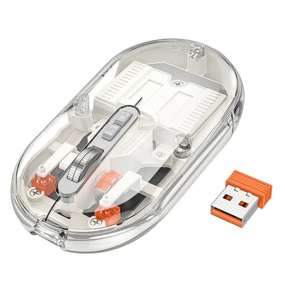 Kabellose Maus HOCO GM35, 1600DPI, BT / Wi-Fi, Weiß