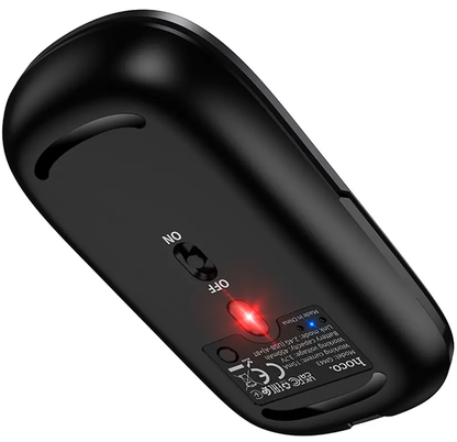Kabellose Maus HOCO GM43, 1600DPI, BT / Wi-Fi, Grau
