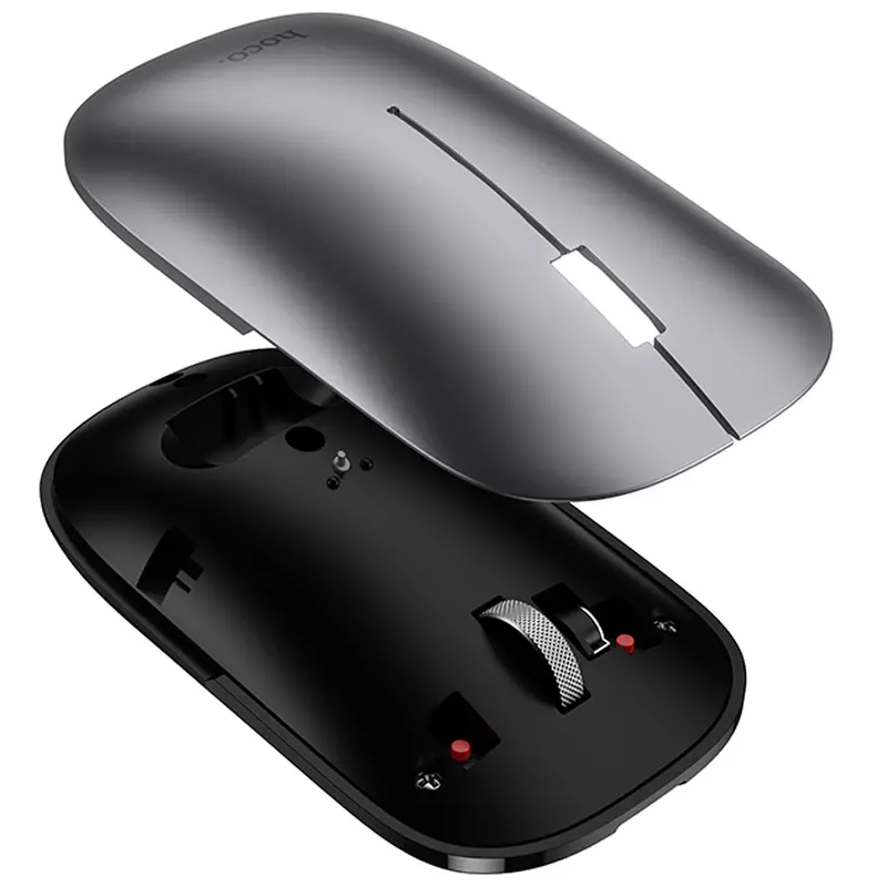 Kabellose Maus HOCO GM43, 1600DPI, BT / Wi-Fi, Grau
