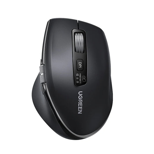 Kabellose Maus UGREEN M751, 5000DPI, BT / Wi-Fi, Schwarz