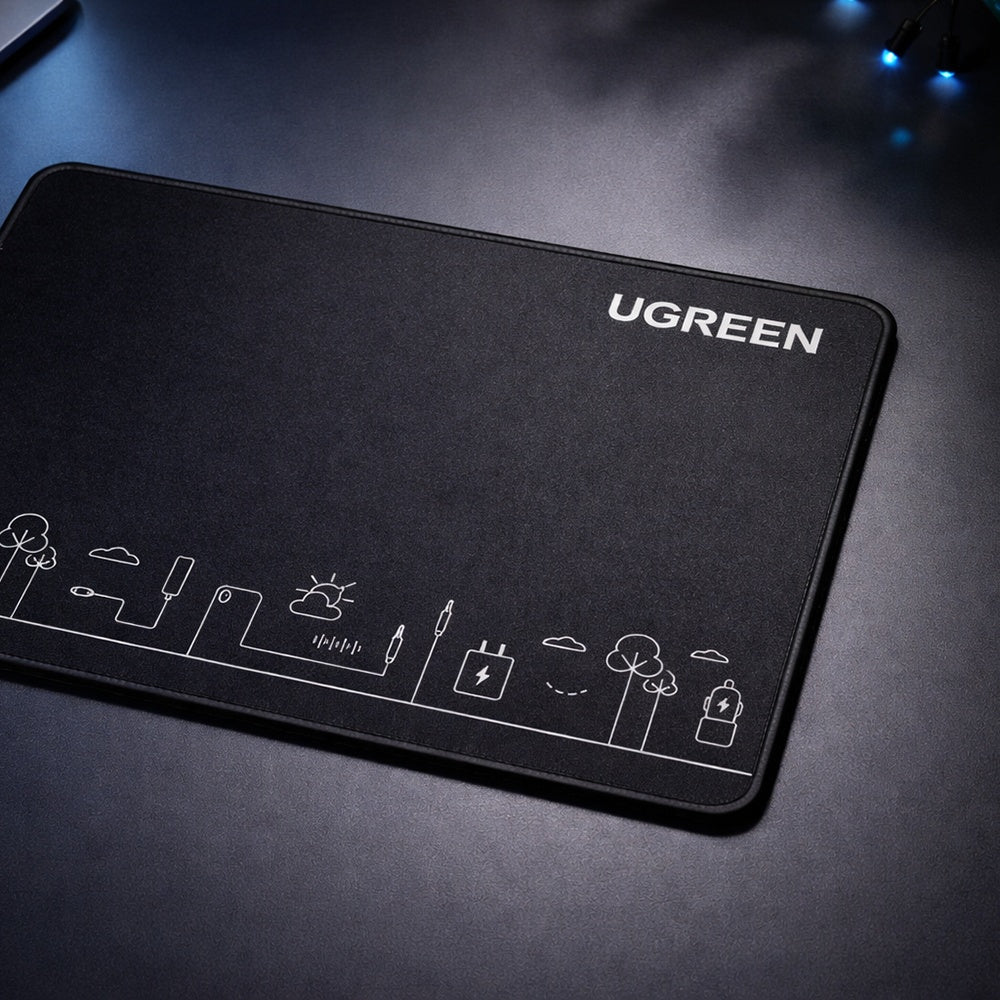 UGREEN CY016 Gaming MousePad, 260mm x 200mm x 4mm, Black