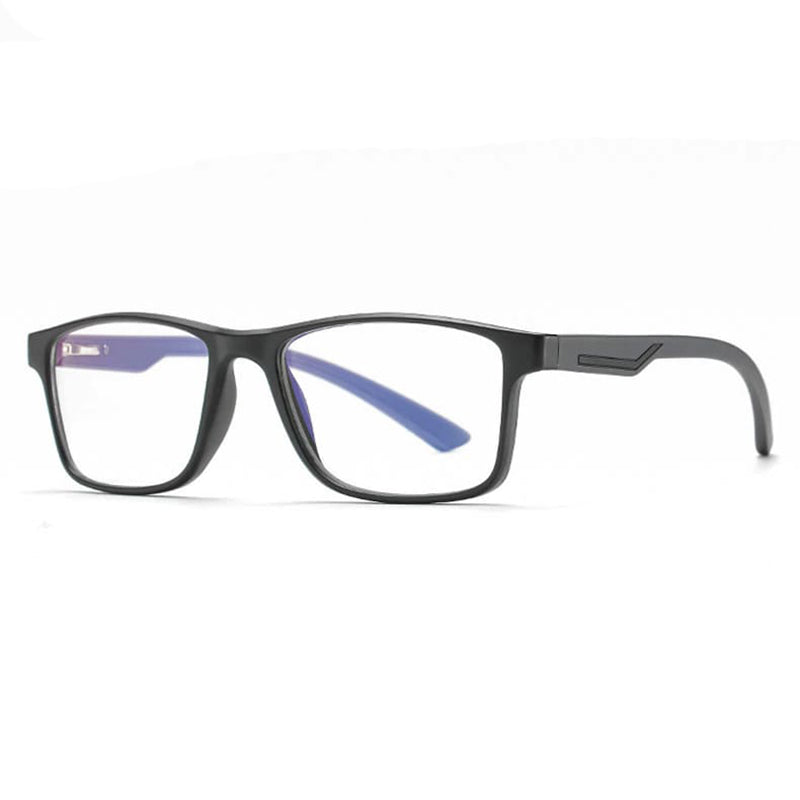 Herren-Computergläser Techsuit F2388, Anti-Blaues Licht, Schwarz