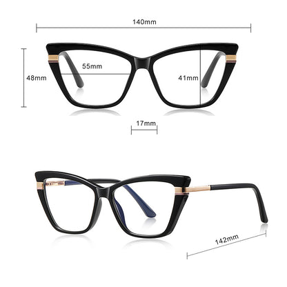 Damen Computerbrille Techsuit 2271, Anti-Blue Light, Hellbraun