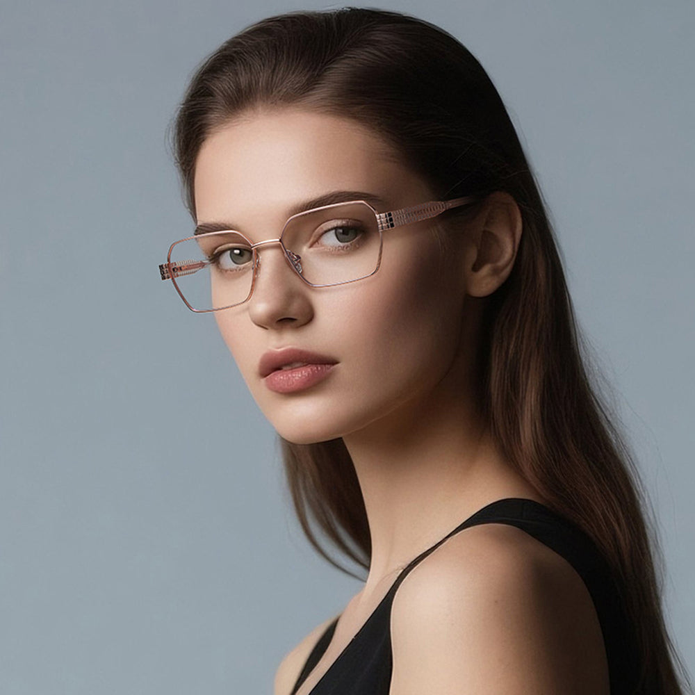 Damen Computerbrille Techsuit 3161, Anti-Blue Light, Schwarz