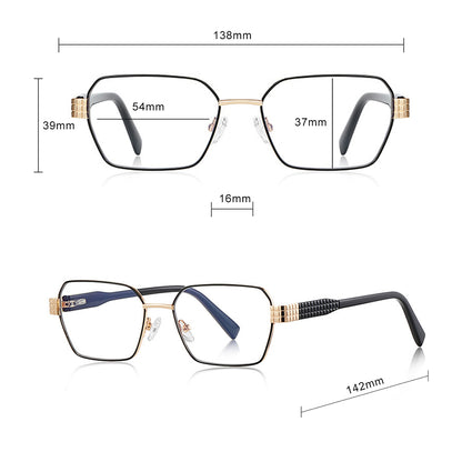 Damen Computerbrille Techsuit 3161, Anti-Blue Light, Schwarz